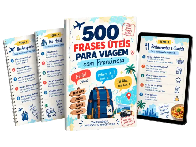 Bônus 2: 500 Frases Úteis para Viagem